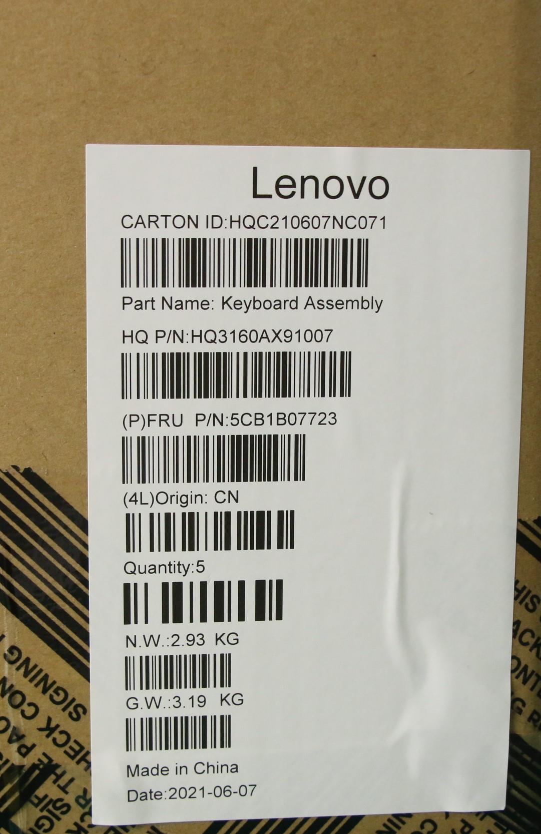 Lenovo Cover Upper Case Asm_Bel H 82E - 5CB1B07723