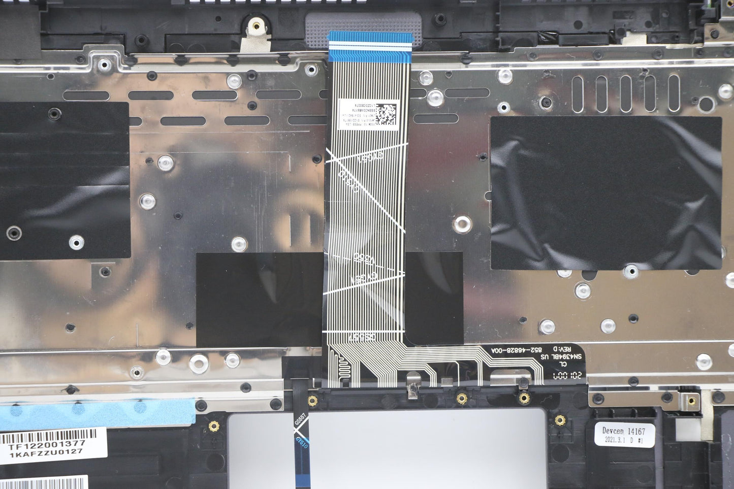 Lenovo C-Cover with Keyboard, USA English, Grey, Backlit - 5CB1B10107