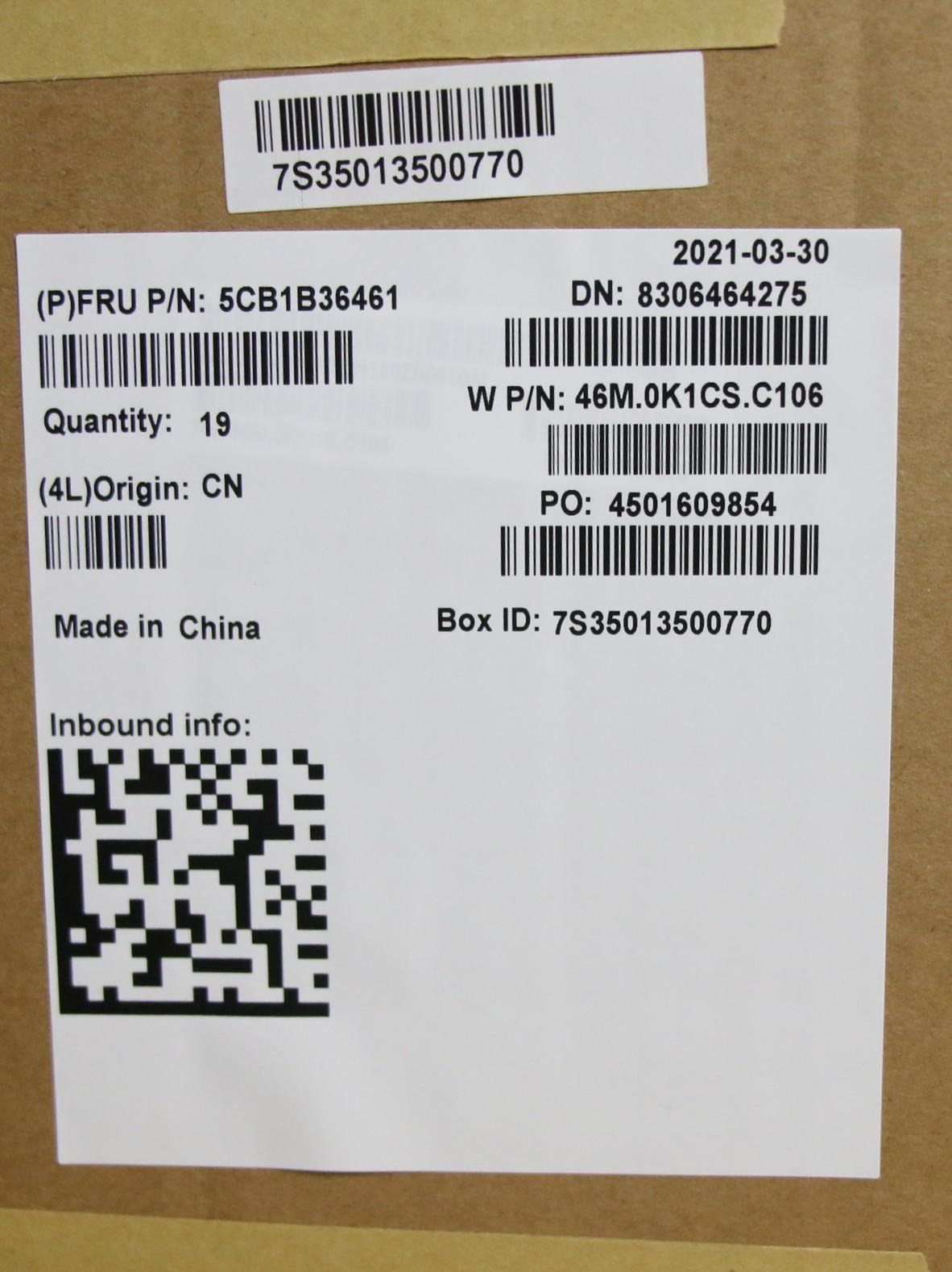 Lenovo C-Cover with Keyboard, USA English, Abyss Blue, Non-Backlit - 5CB1B36461