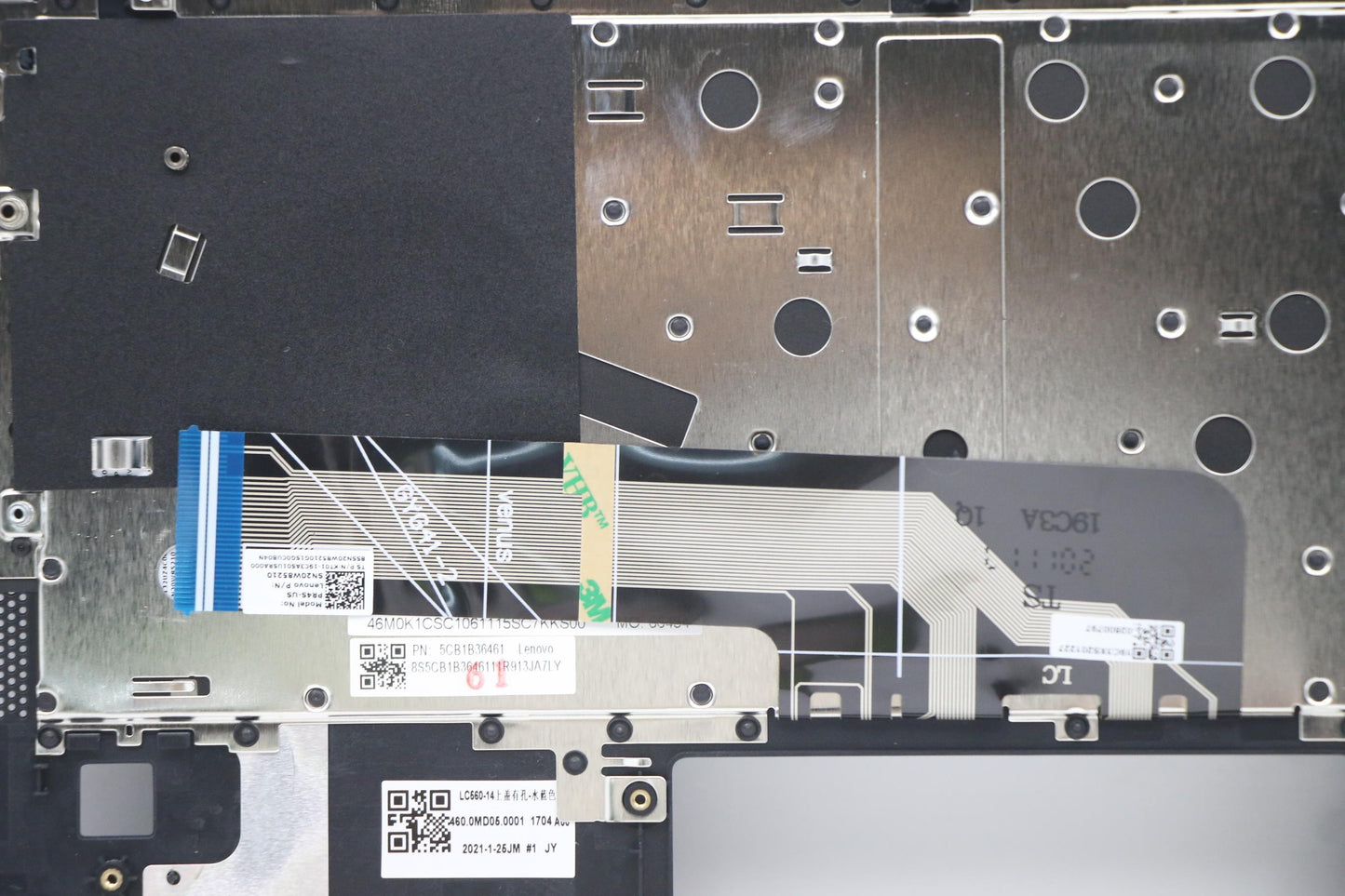 Lenovo C-Cover with Keyboard, USA English, Abyss Blue, Non-Backlit - 5CB1B36461