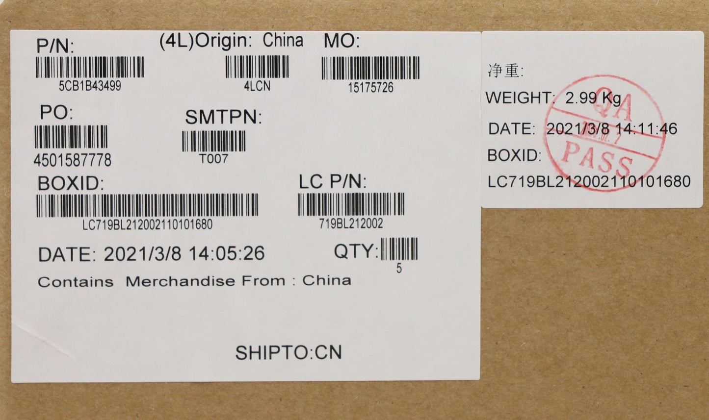 Lenovo Cover Upper Case Asm_Bel L82La - 5CB1B43499