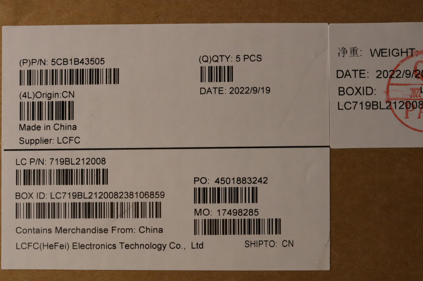 Lenovo Cover Upper Case Asm_Fra L82La - 5CB1B43505