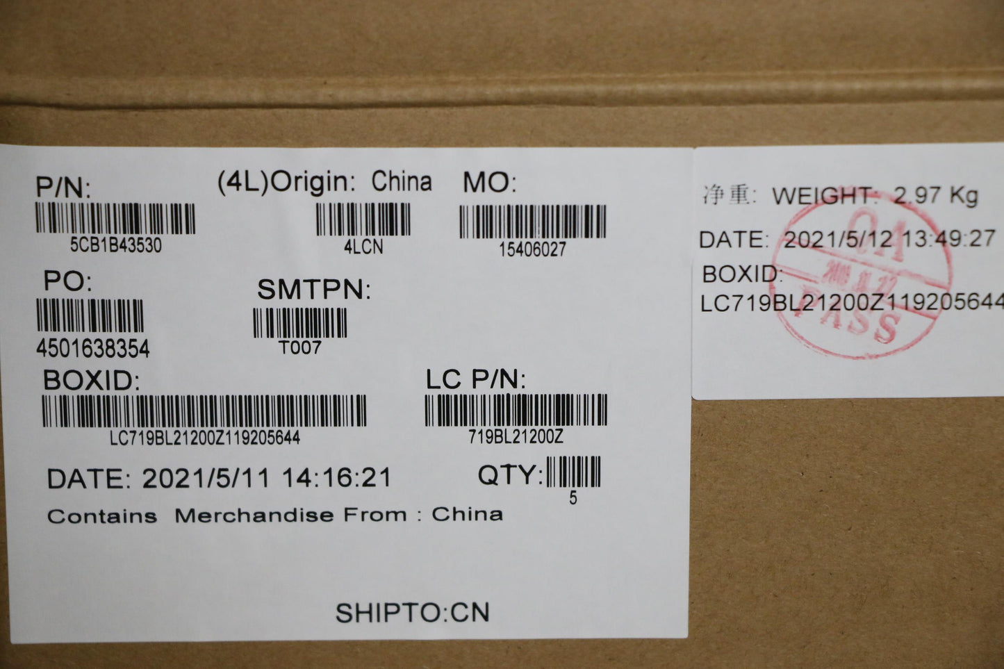 Lenovo Cover Upper Case Asm_Bel L82La - 5CB1B43530