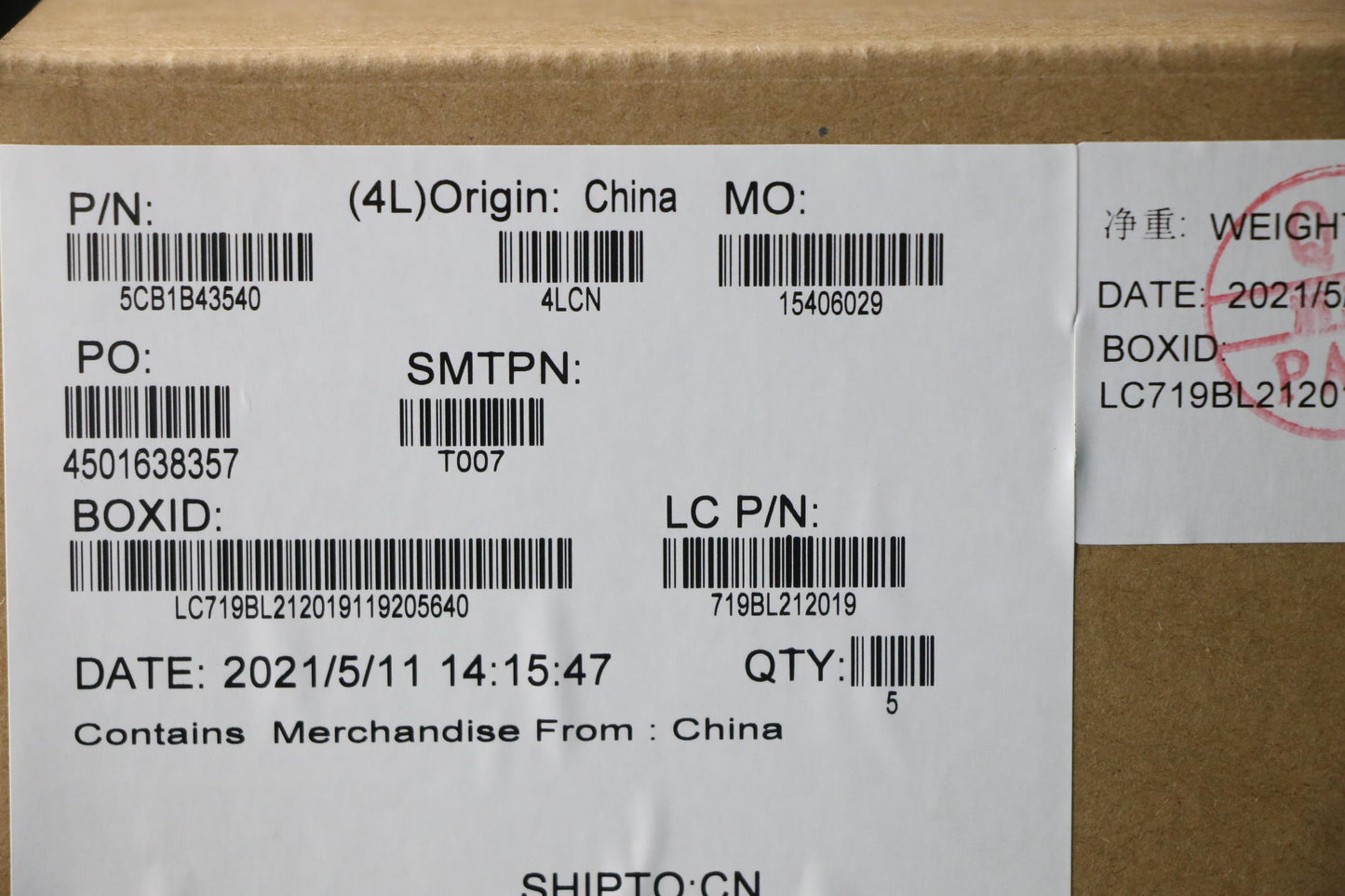 Lenovo Cover Upper Case Asm_Gre L82La - 5CB1B43540