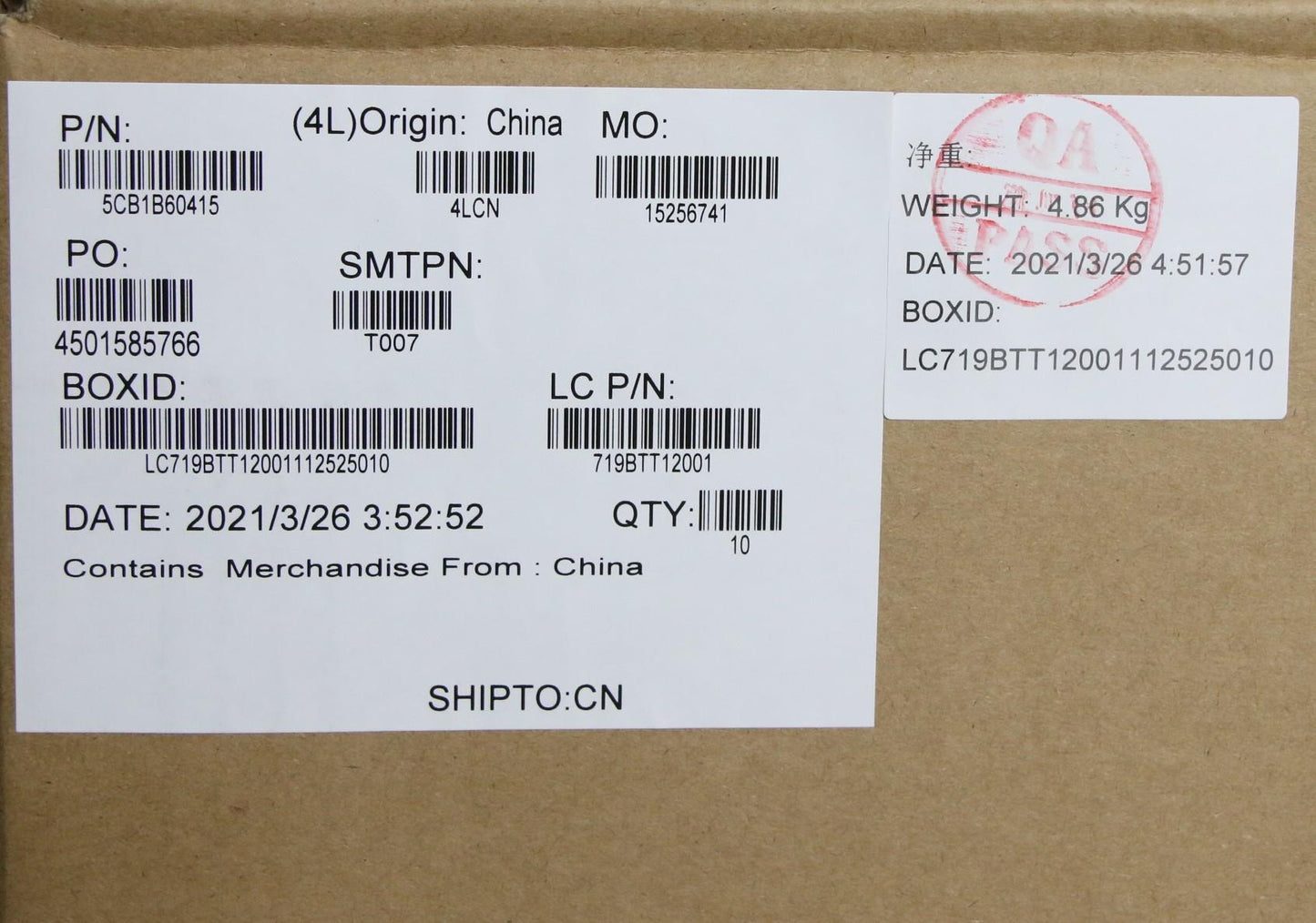 Lenovo Blue C-Cover for 82H8 - 5CB1B60415