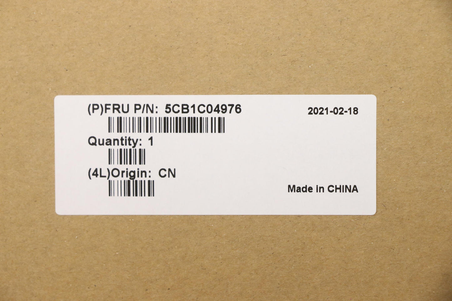 Lenovo LCD Cover, Platinum Grey - 5CB1C04976