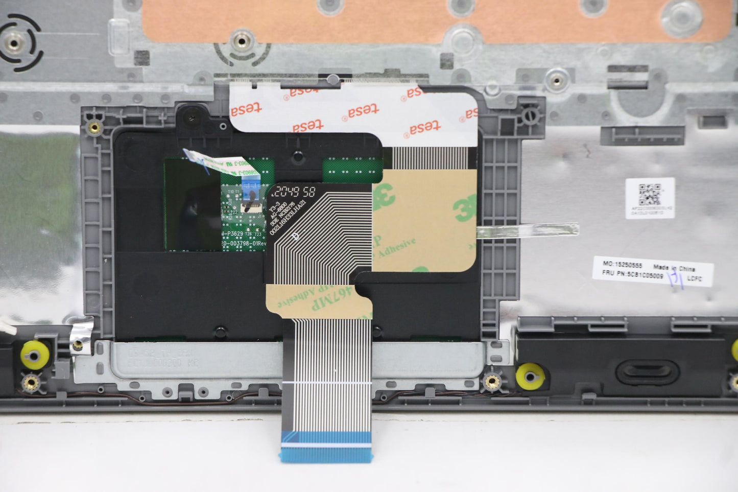 Lenovo C-Cover with USA English Keyboard, Platinum Grey, Non-Backlit, No Fingerprint - 5CB1C05009