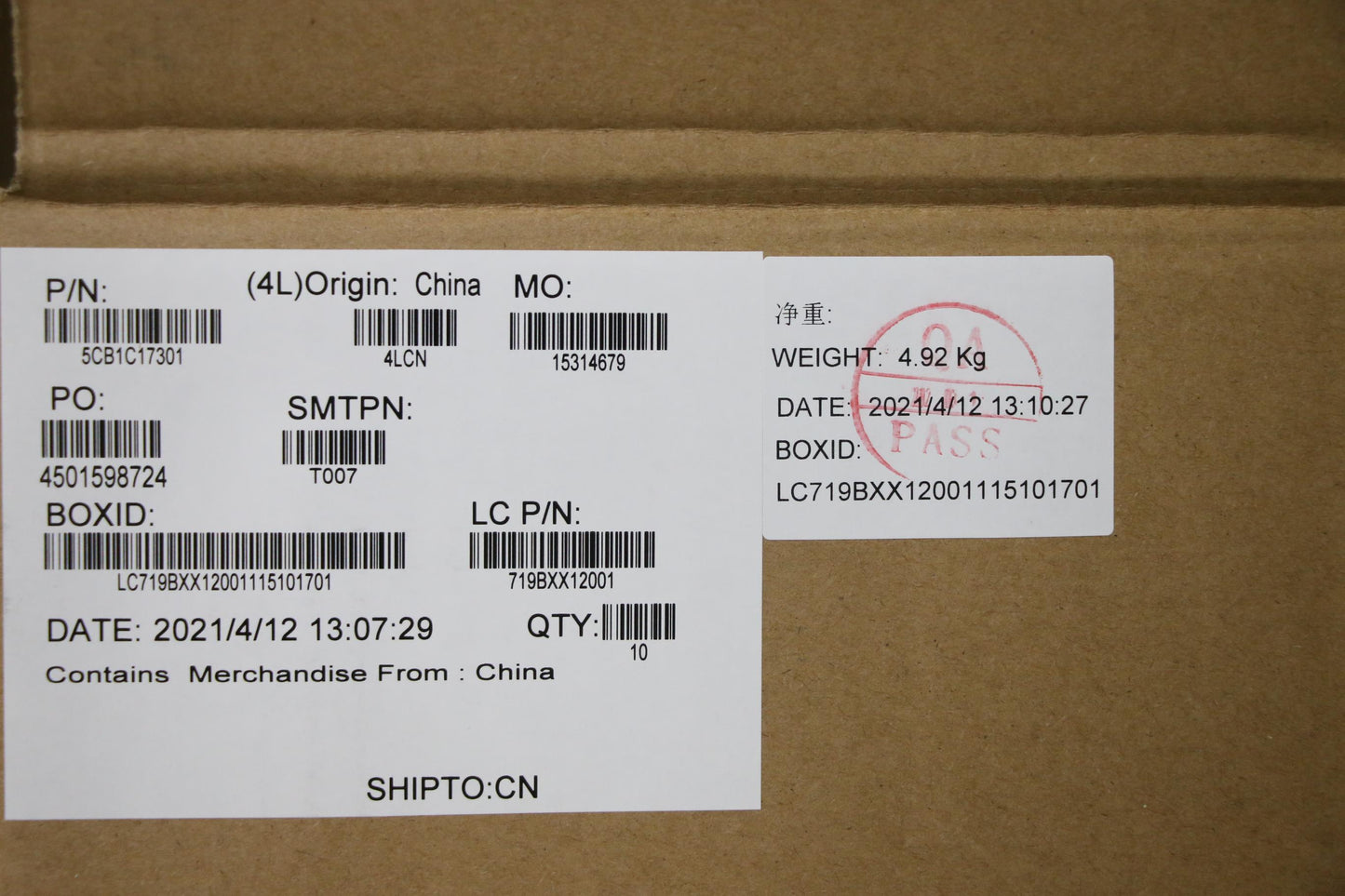 Lenovo Lower Case Cover - 5CB1C17301