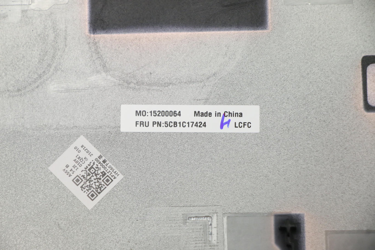 Lenovo Lower Case Cover L 82JU SDW Black - 5CB1C17424