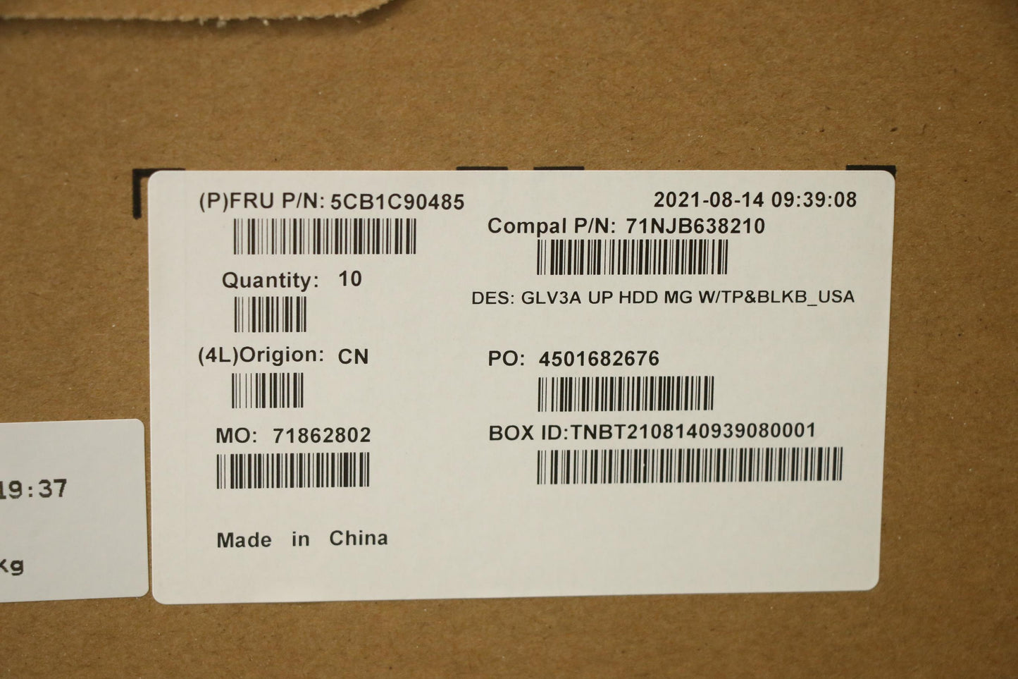 Lenovo C-Cover with Keyboard, USA English, Mineral Grey, Backlit - 5CB1C90485