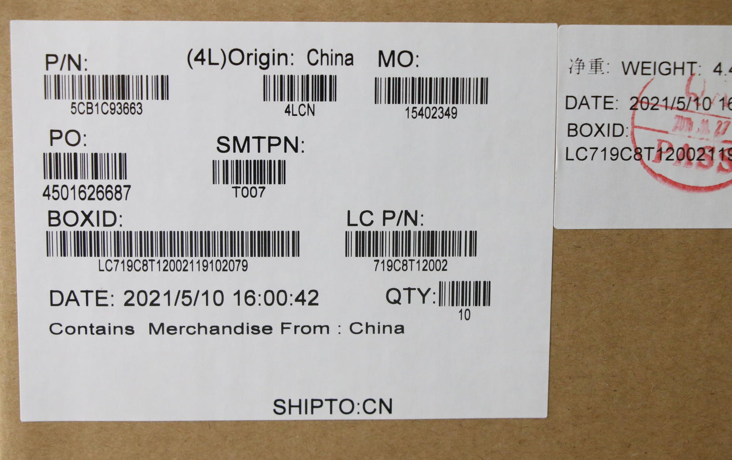 Lenovo Lower Case Cover, Black - 5CB1C93663