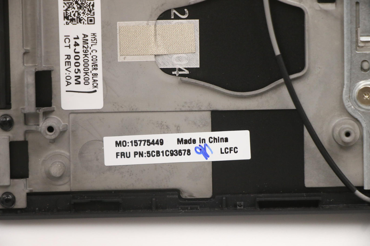 Lenovo C-Cover with Keyboard, USA English, Black, Backlight - 5CB1C93678