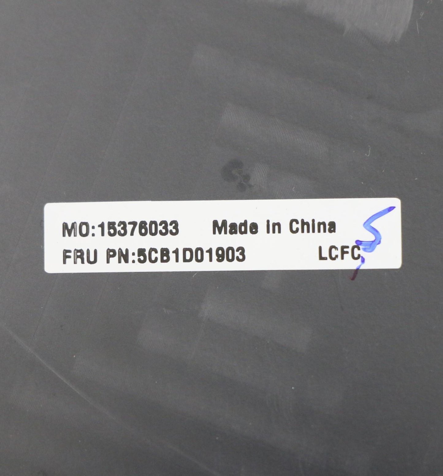 Lenovo LCD Cover, 60Hz Support - 5CB1D01903