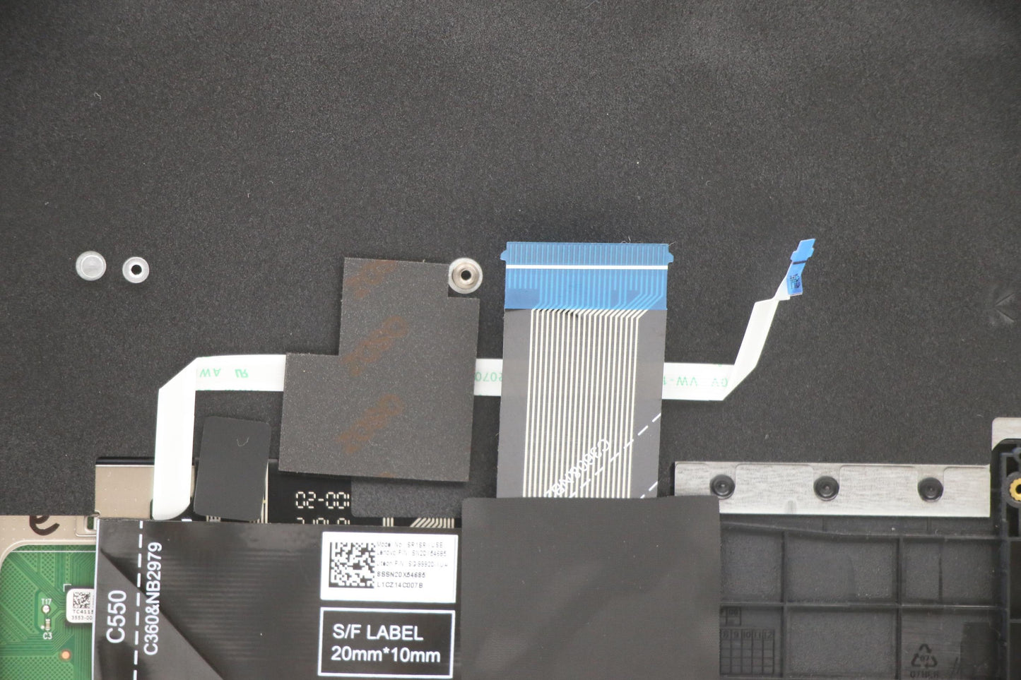 Lenovo USA English Keyboard with C-Cover, Abyss Blue, Non-Backlit, Non-Fingerprint - 5CB1D04877