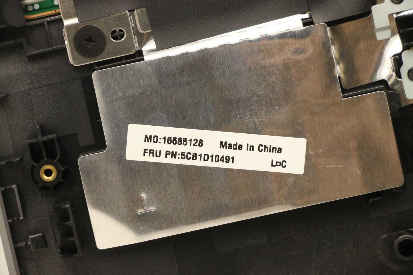 Lenovo C-Cover with Keyboard, Nordic Layout, Storm Grey, White Backlit - 5CB1D10491