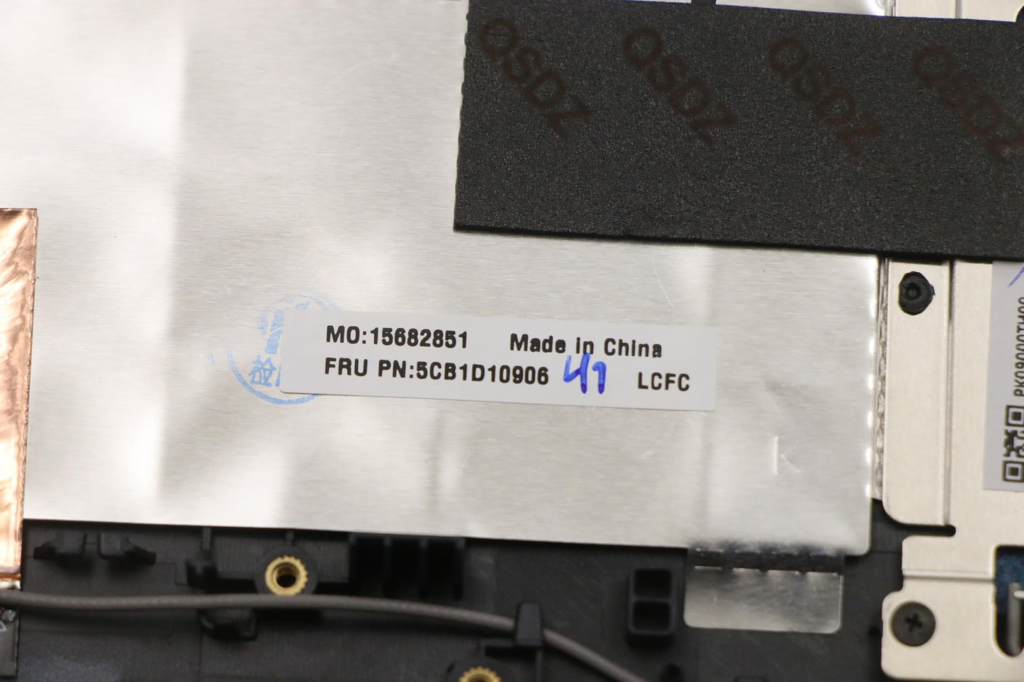 Lenovo C-Cover with Keyboard, USA English, Blue, RGB Backlight - 5CB1D10906