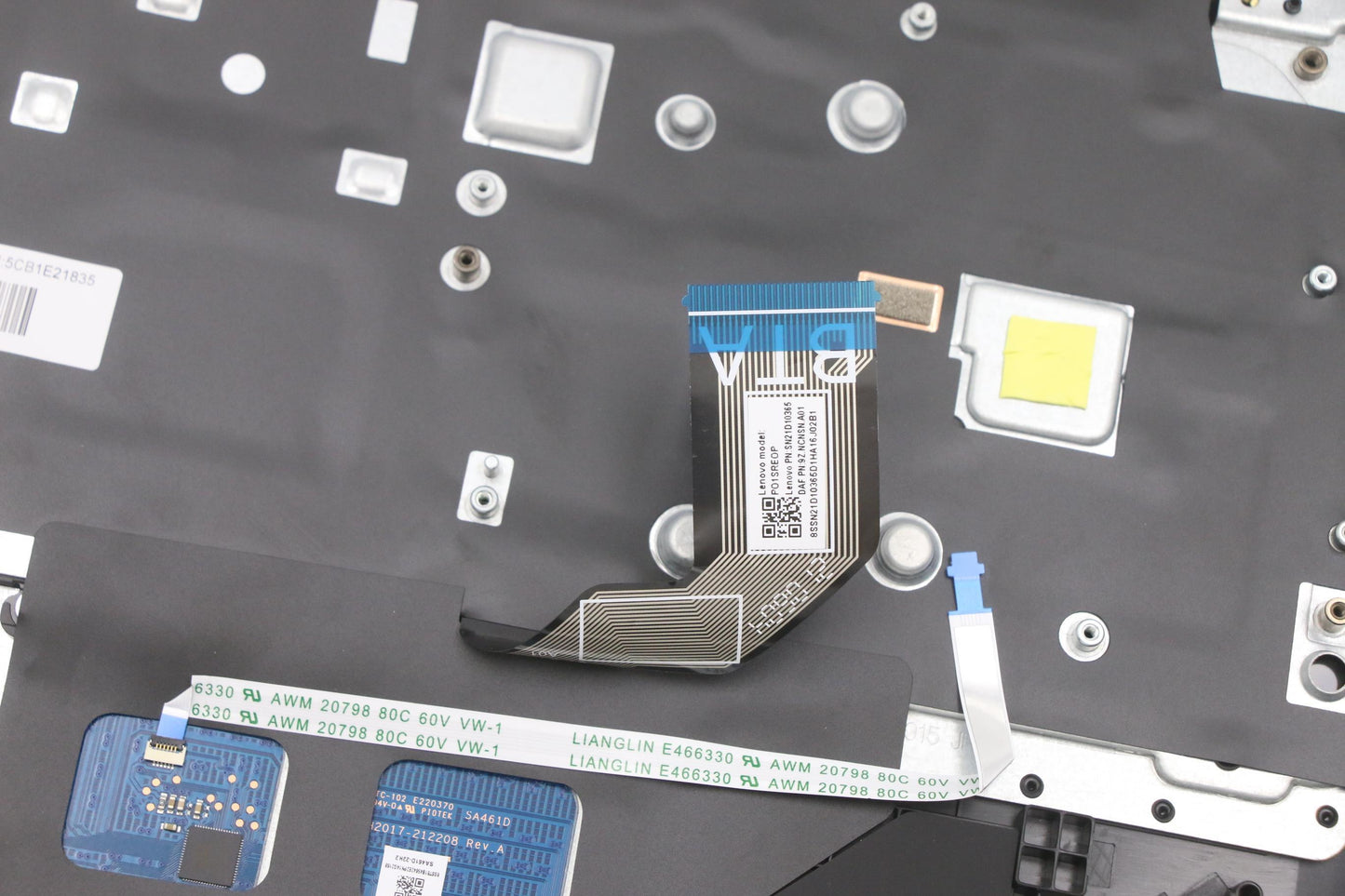 Lenovo USA English Keyboard with C-Cover, Black, Non-Backlit - 5CB1E21835