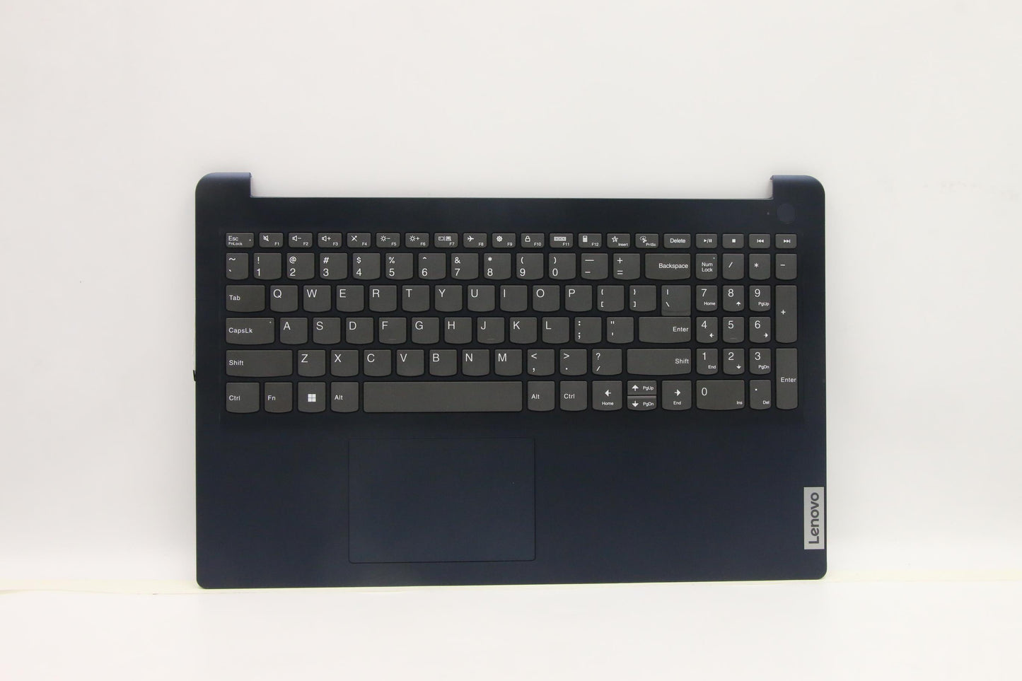 Lenovo - C-Cover with Keyboard, USA English Layout, Abyss Blue, Non-Backlit, No Fingerprint Reader - 5CB1F27089
