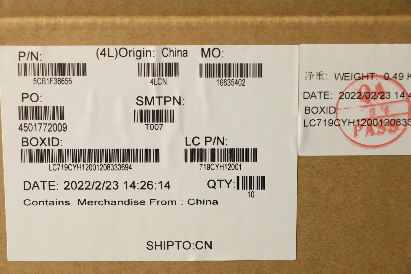 Lenovo Hinge Cover, Slate Grey - 5CB1F38656