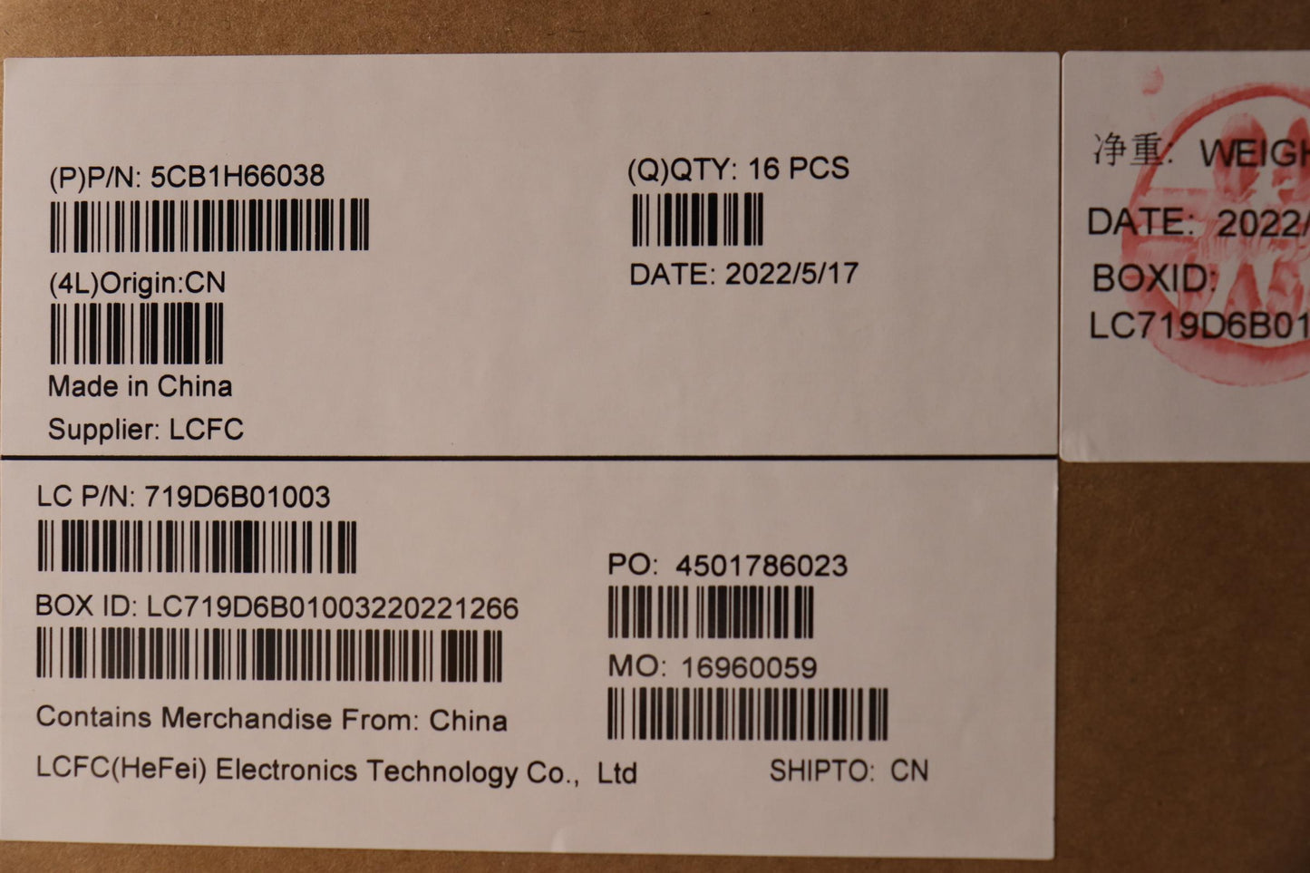 Lenovo Black C-Cover Assembly, with Wireless Subassembly - 5CB1H66038