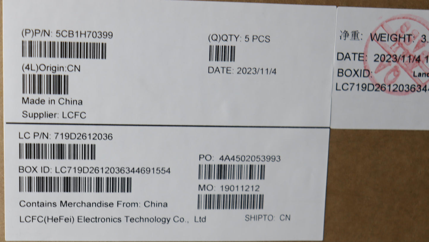 Lenovo Cover Upper Case Assembly Cze/ - 5CB1H70399