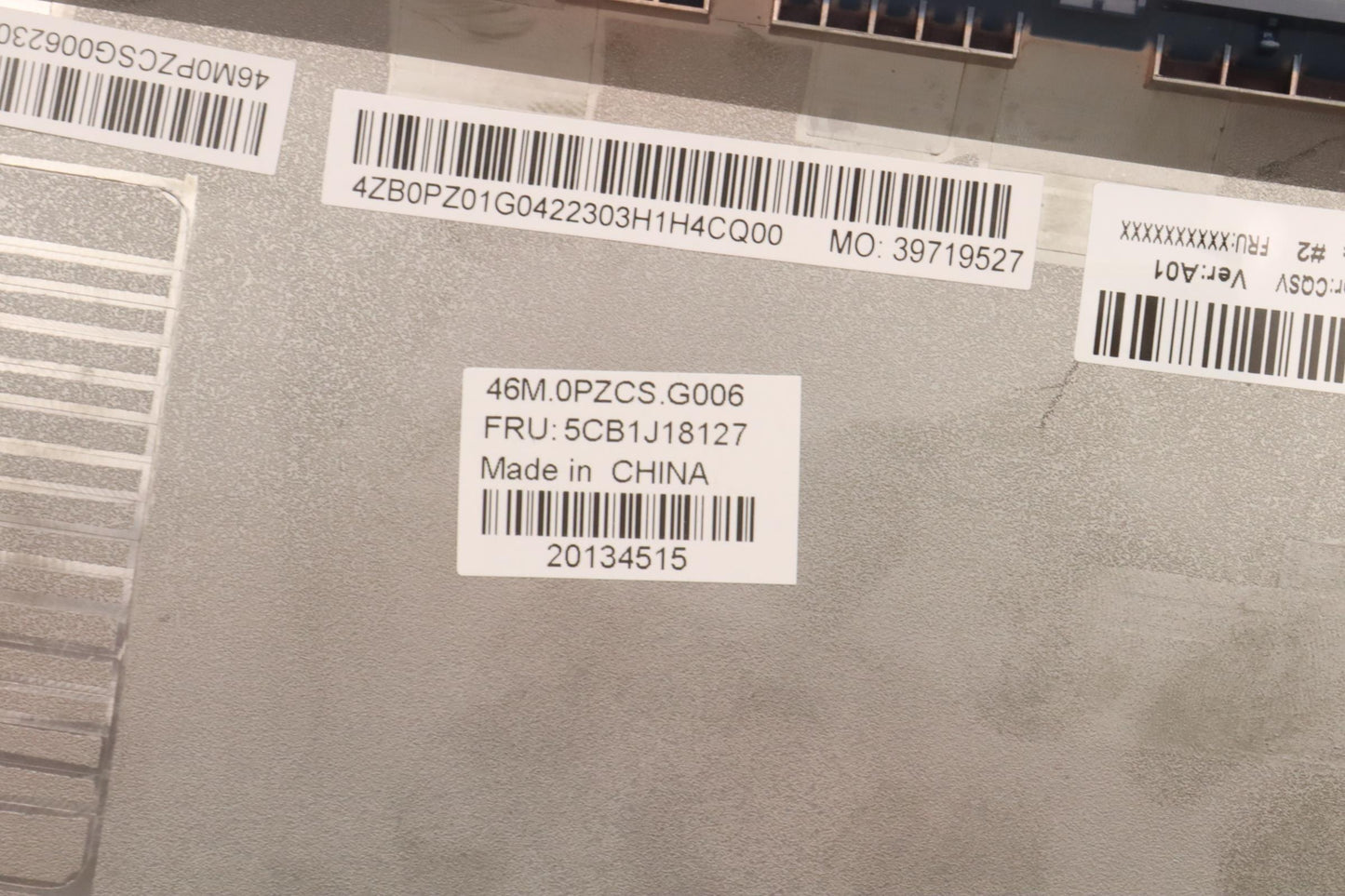 Lenovo D Cover, Without RJ45, Primus, with TBT - 5CB1J18127