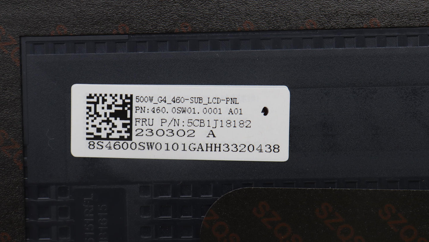 Lenovo FRU A-Cover Assembly, Slate Grey, 500WG4 - 5CB1J18182