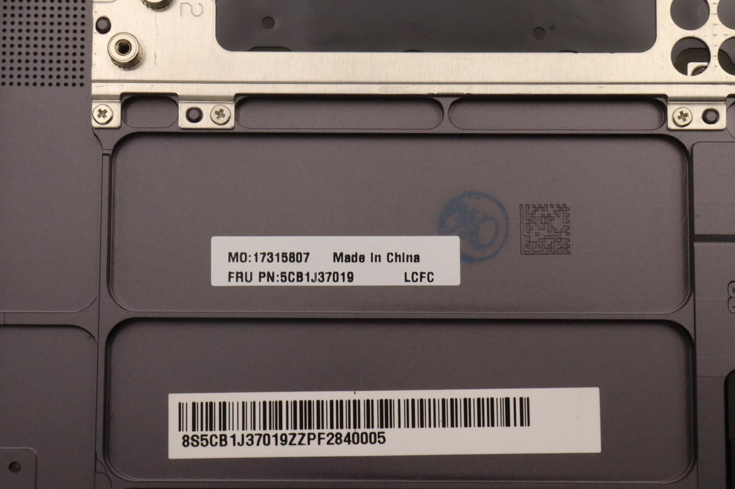 Lenovo Upper Case Assembly with Thai Keyboard, L82TL, Space Gray - 5CB1J37019