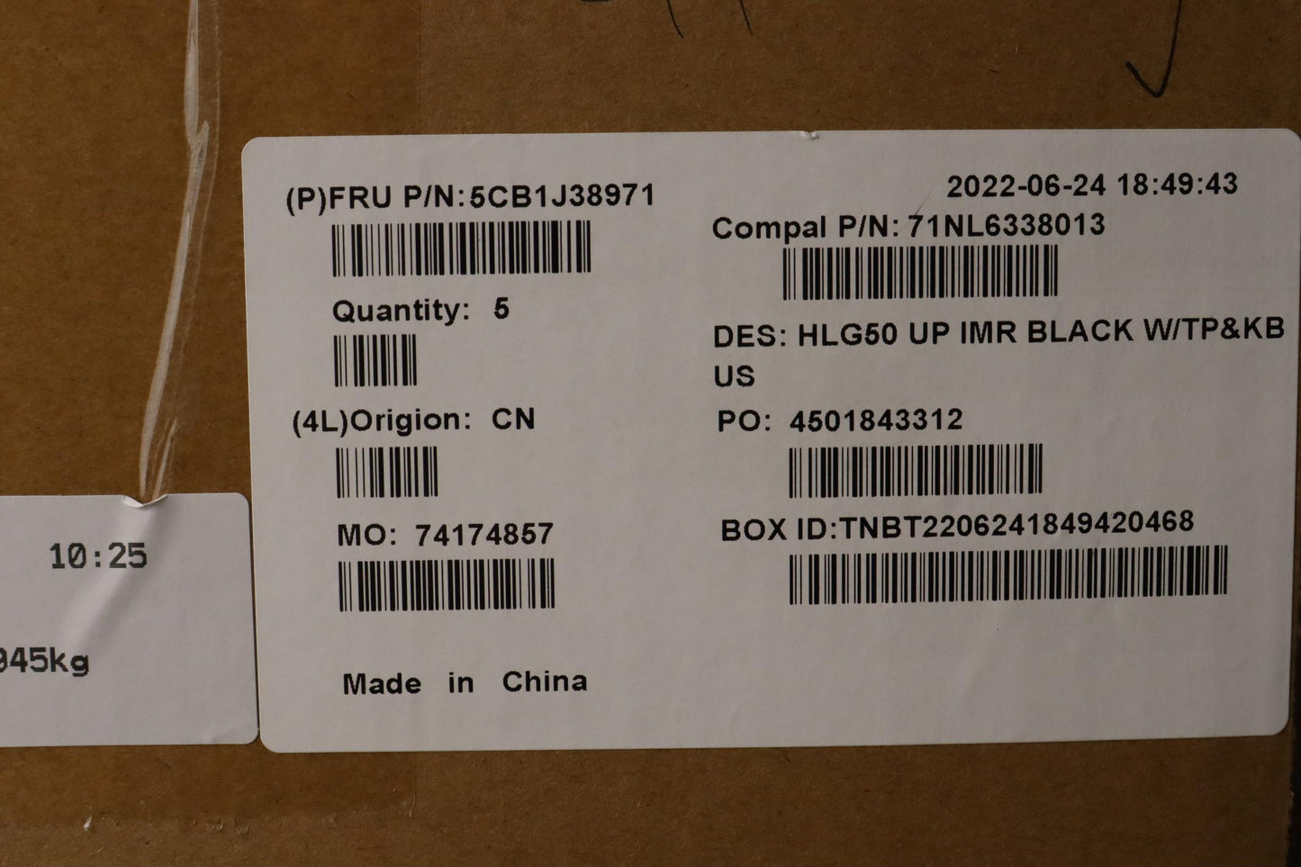 Lenovo C-Cover with Keyboard, USA English, Black, Backlit - 5CB1J38971