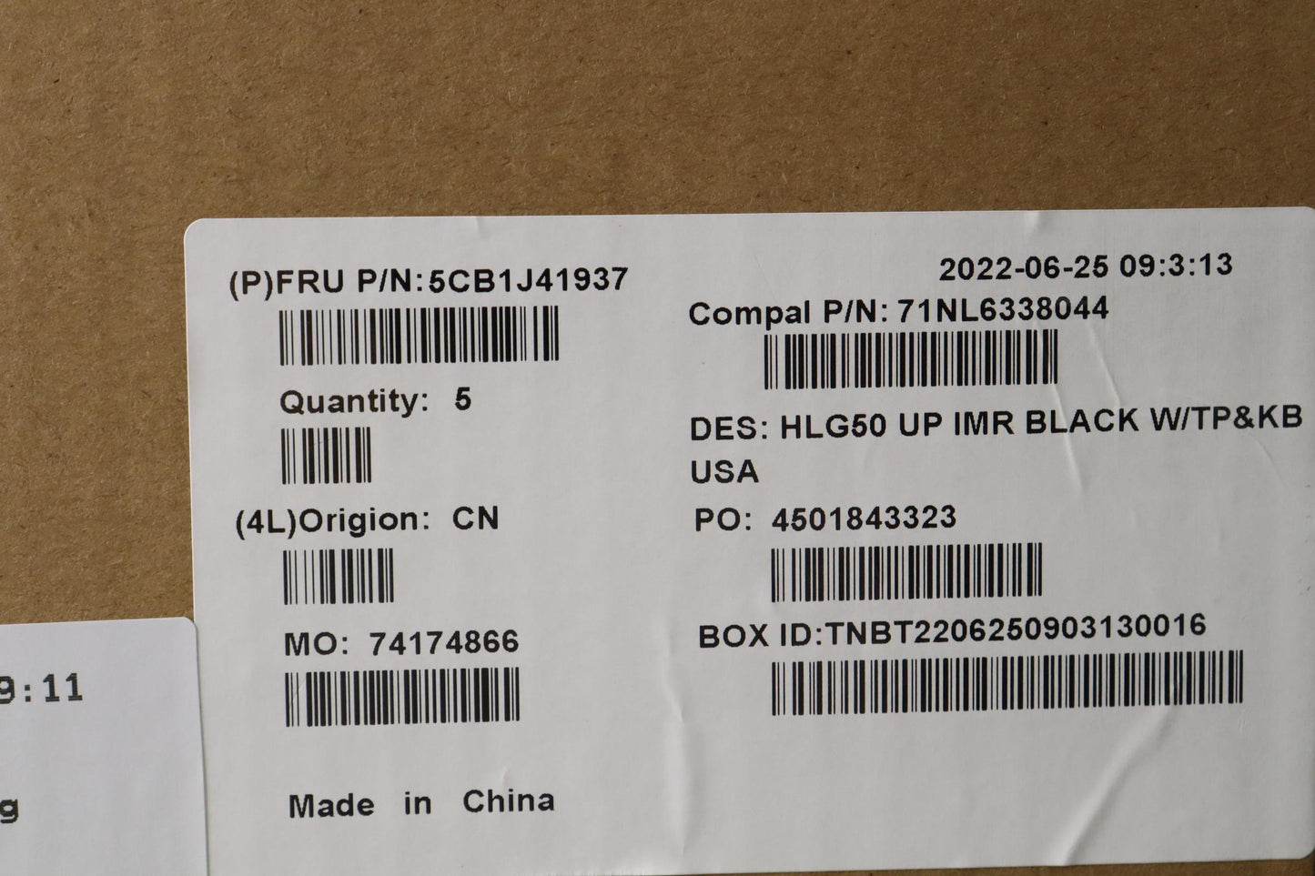 Lenovo C-Cover with Keyboard, USA English, Black, Backlight - 5CB1J41937