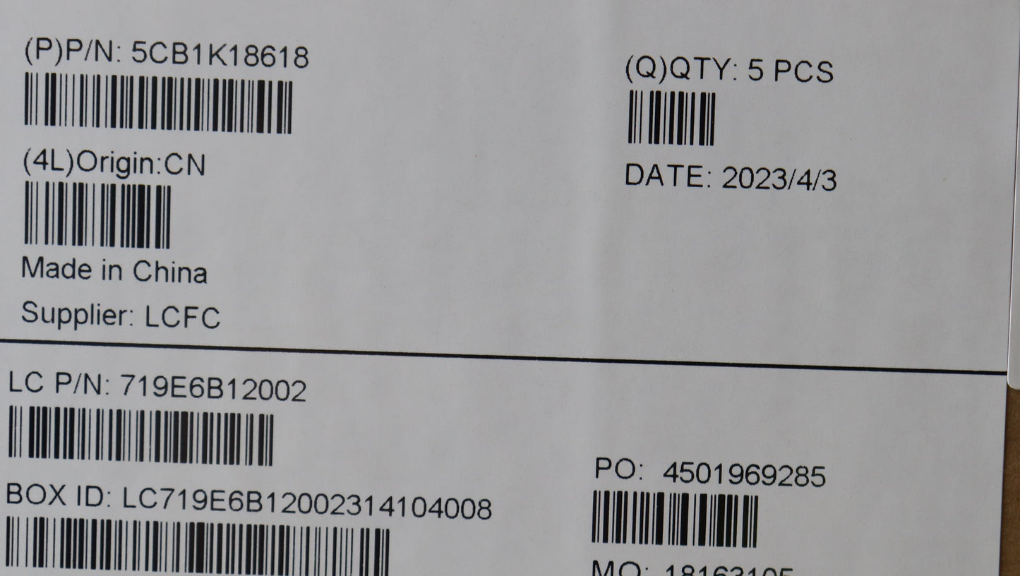 Lenovo A Cover, Textured Black - 5CB1K18618