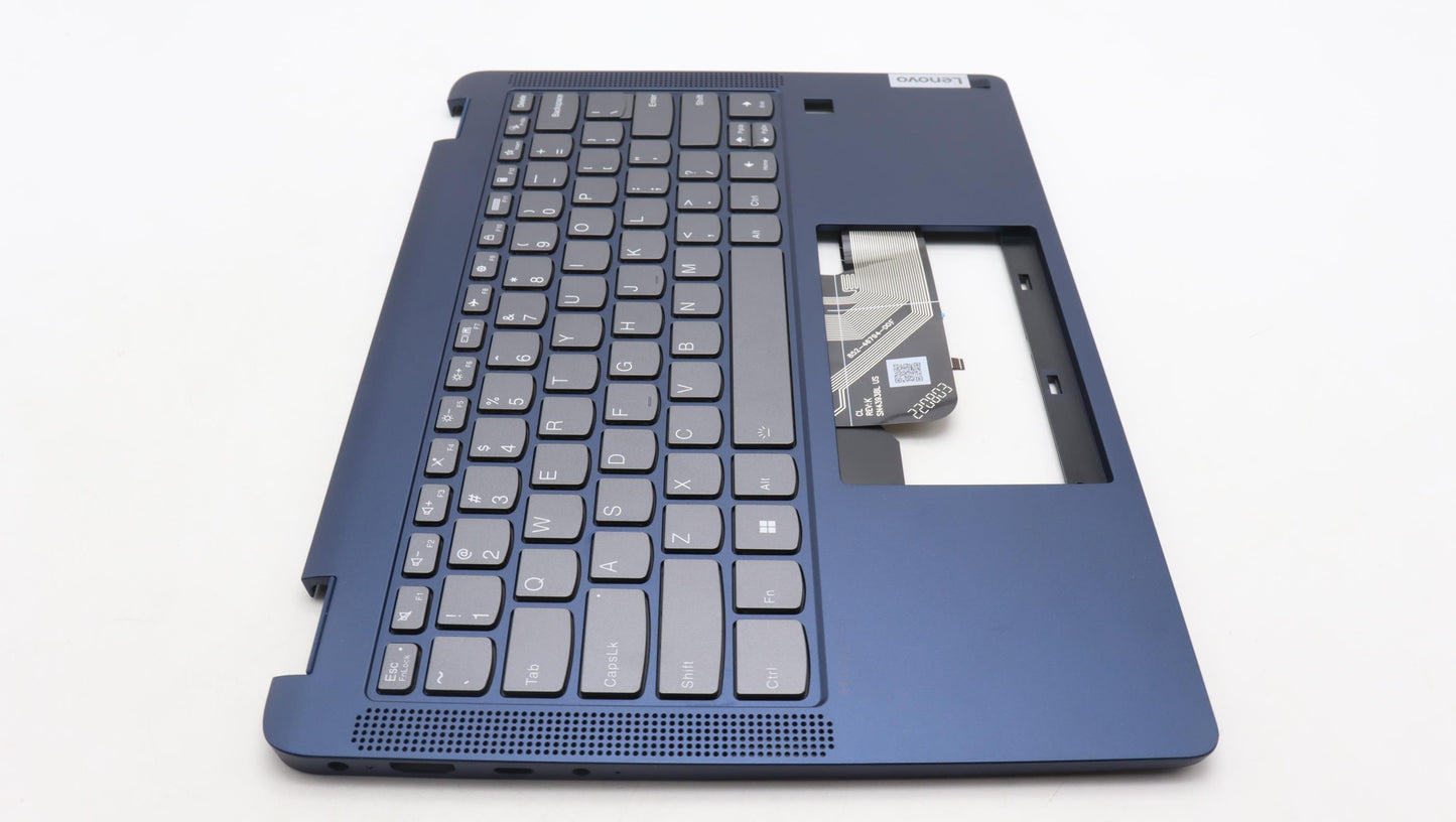 Lenovo C-Cover with Keyboard, USA English, Abyss Blue, Backlight - 5CB1K20715