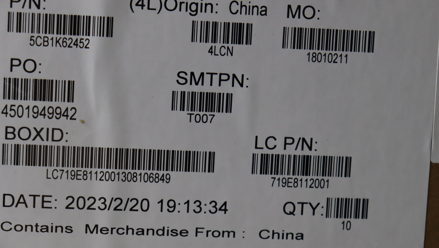 Lenovo LCD Strip Cover - 5CB1K62452