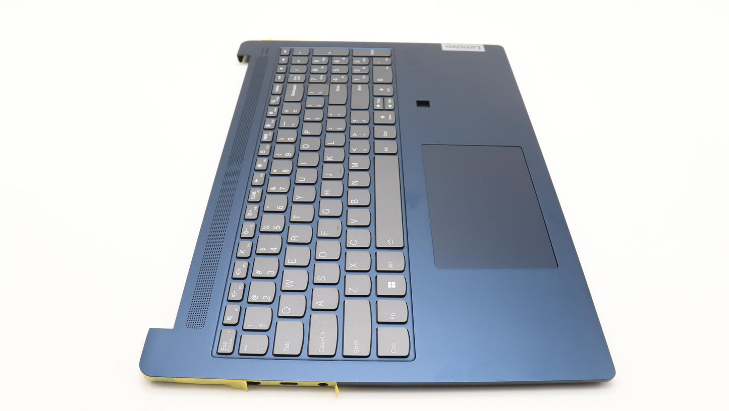 Lenovo Abyss Blue Backlit Keyboard with C-Cover, USA English, with Fingerprint Sensor - 5CB1L14286