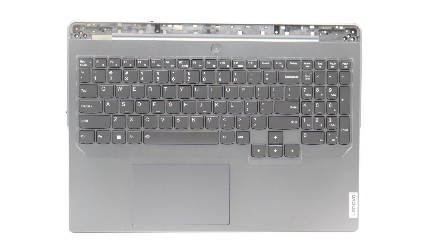 Lenovo C-Cover with Keyboard, USA English, Onyx Grey, Backlit - 5CB1L30862