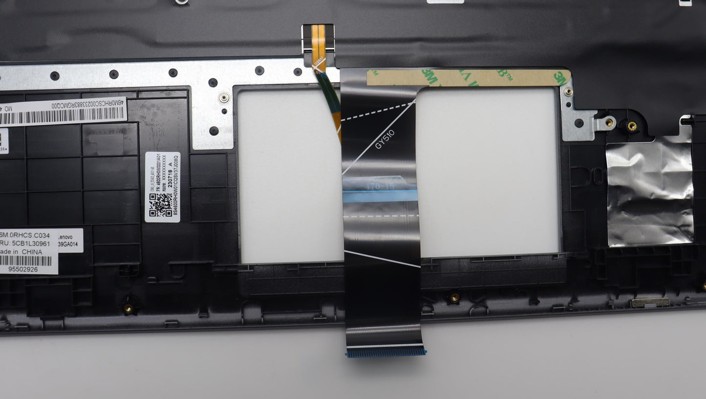 Lenovo C-Cover with Keyboard, USA English, Arctic Grey - 5CB1L30961