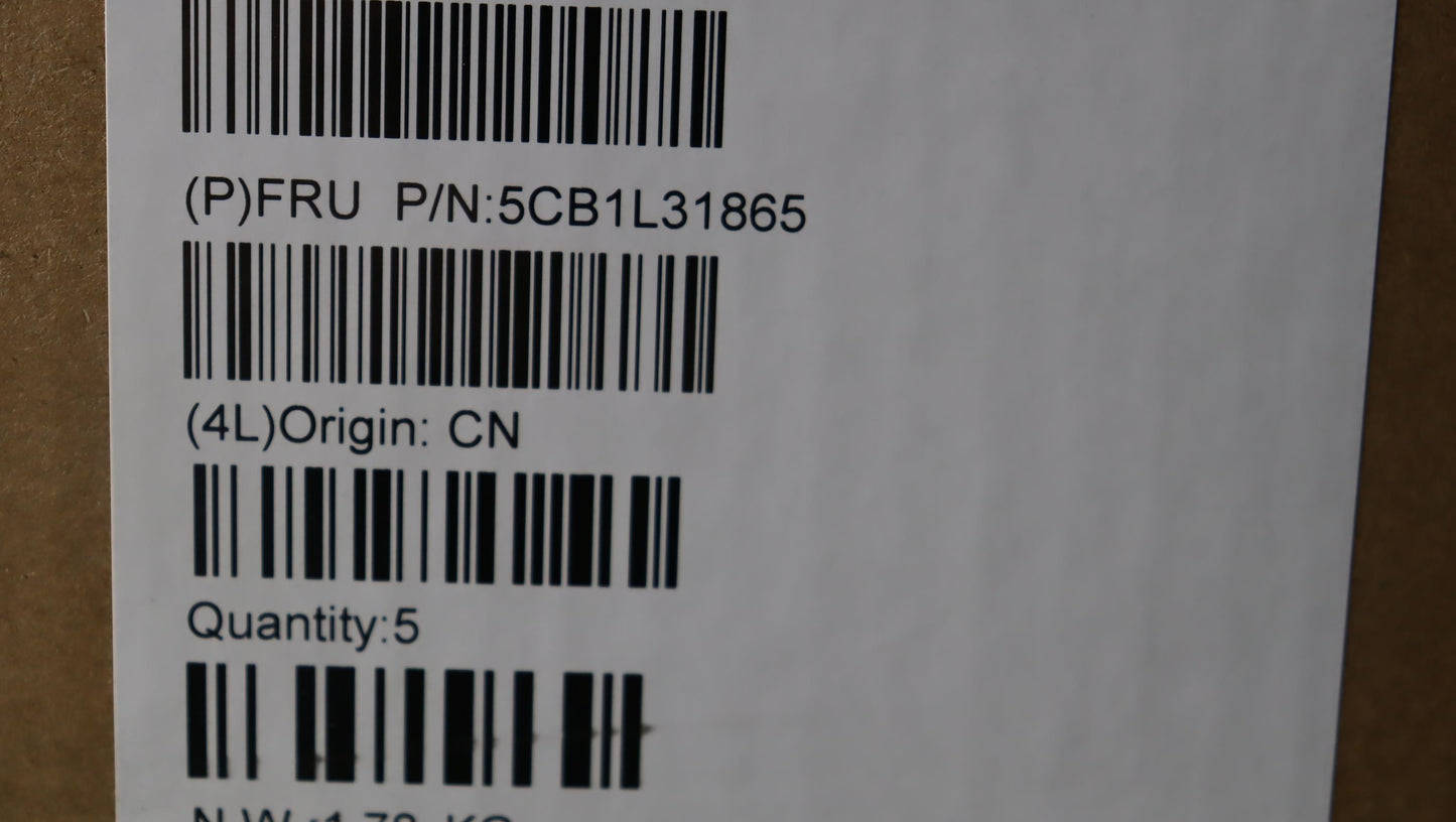 Lenovo Storm Grey C-Cover with USA English Keyboard, Non-Fingerprint - 5CB1L31865