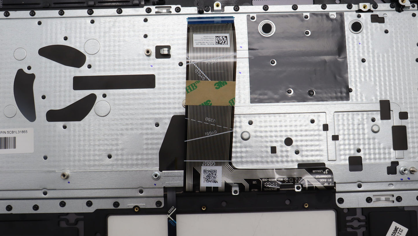 Lenovo Storm Grey C-Cover with USA English Keyboard, Non-Fingerprint - 5CB1L31865