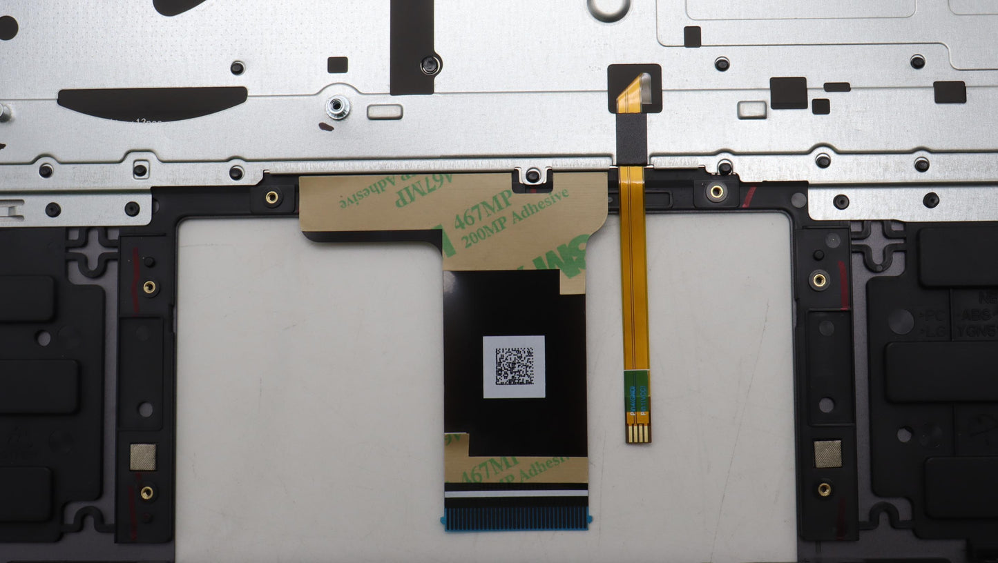 Lenovo USA English Keyboard with C-Cover, Storm Grey, Fingerprint Reader - 5CB1L40794