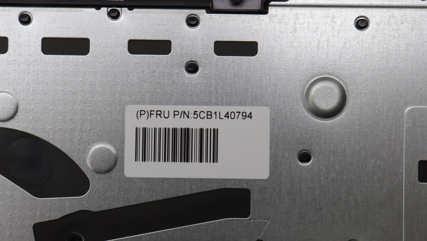 Lenovo USA English Keyboard with C-Cover, Storm Grey, Fingerprint Reader - 5CB1L40794