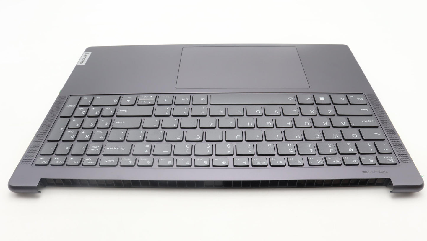 Lenovo - C-Cover with keyboard, USA English, Storm Grey - 5CB1L55141