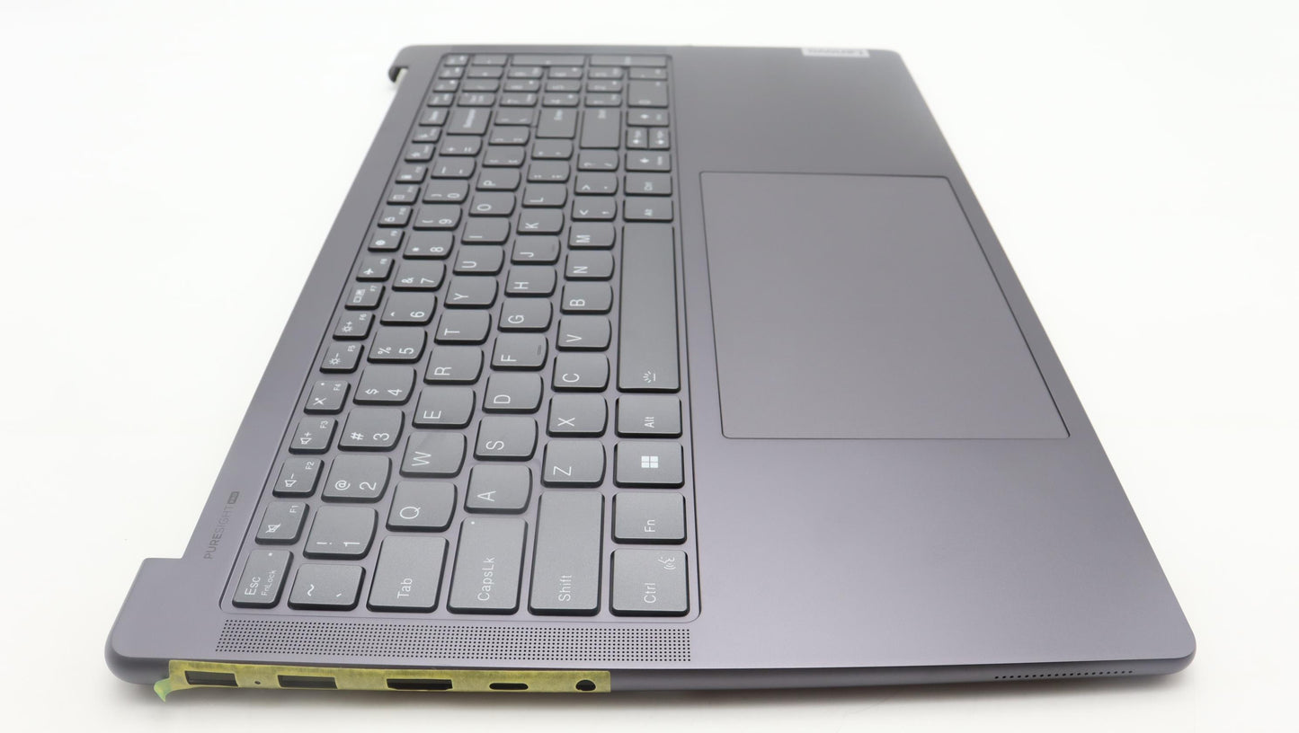 Lenovo - C-Cover with keyboard, USA English, Storm Grey - 5CB1L55141