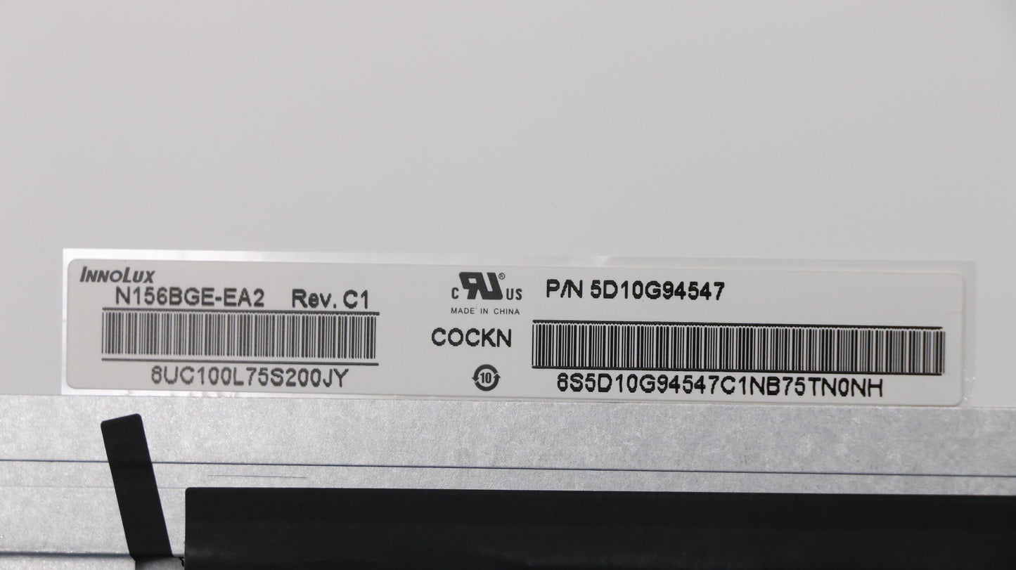 Lenovo Display, 15.6", HD, Non-Touch, Anti-Glare, TN, 220nit - 5D10G94547