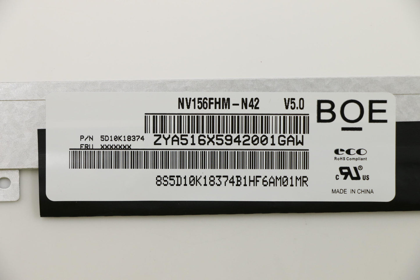 Lenovo DISPLAY, 15.6", FHD, Non-Touch, Anti-Glare, IPS, 250nit - 5D10K18374