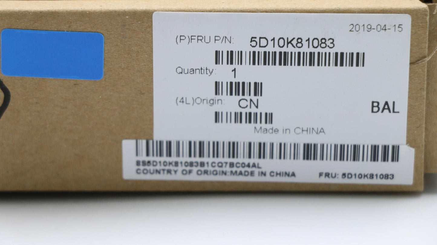 Lenovo DISPLAY, 14", HD, Non-Touch, Glare, TN, 220nit - 5D10K81083