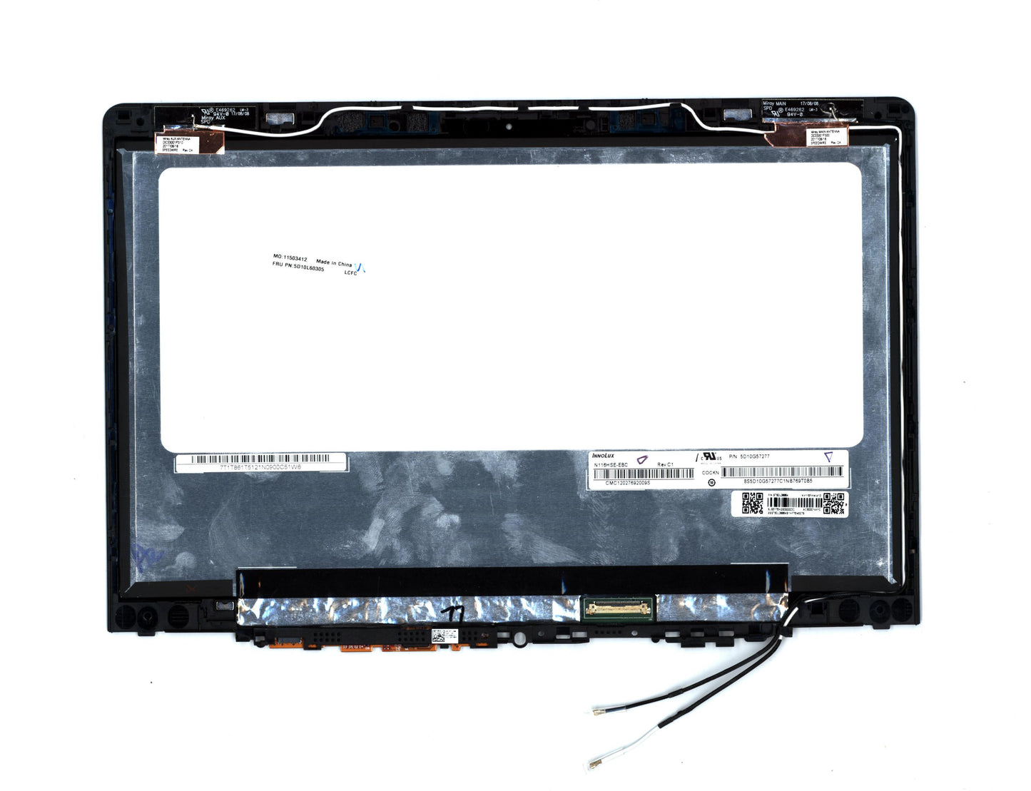 Lenovo LCD Module L 80TX with Antenna, Black - 5D10L60305