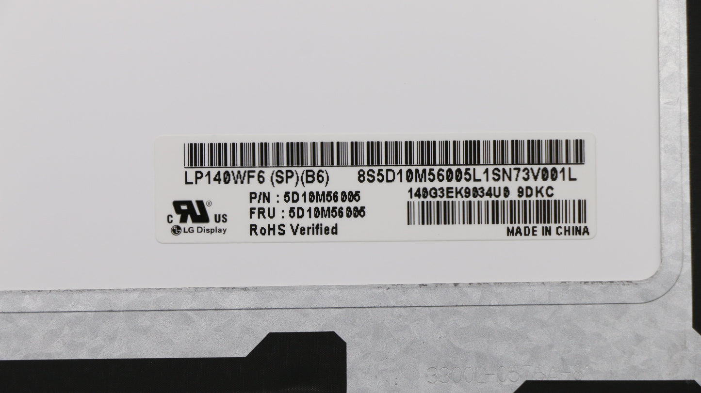 Lenovo Lg Lp140Wf6-Spb6 Fhdi Ag S Nb - 5D10M56005