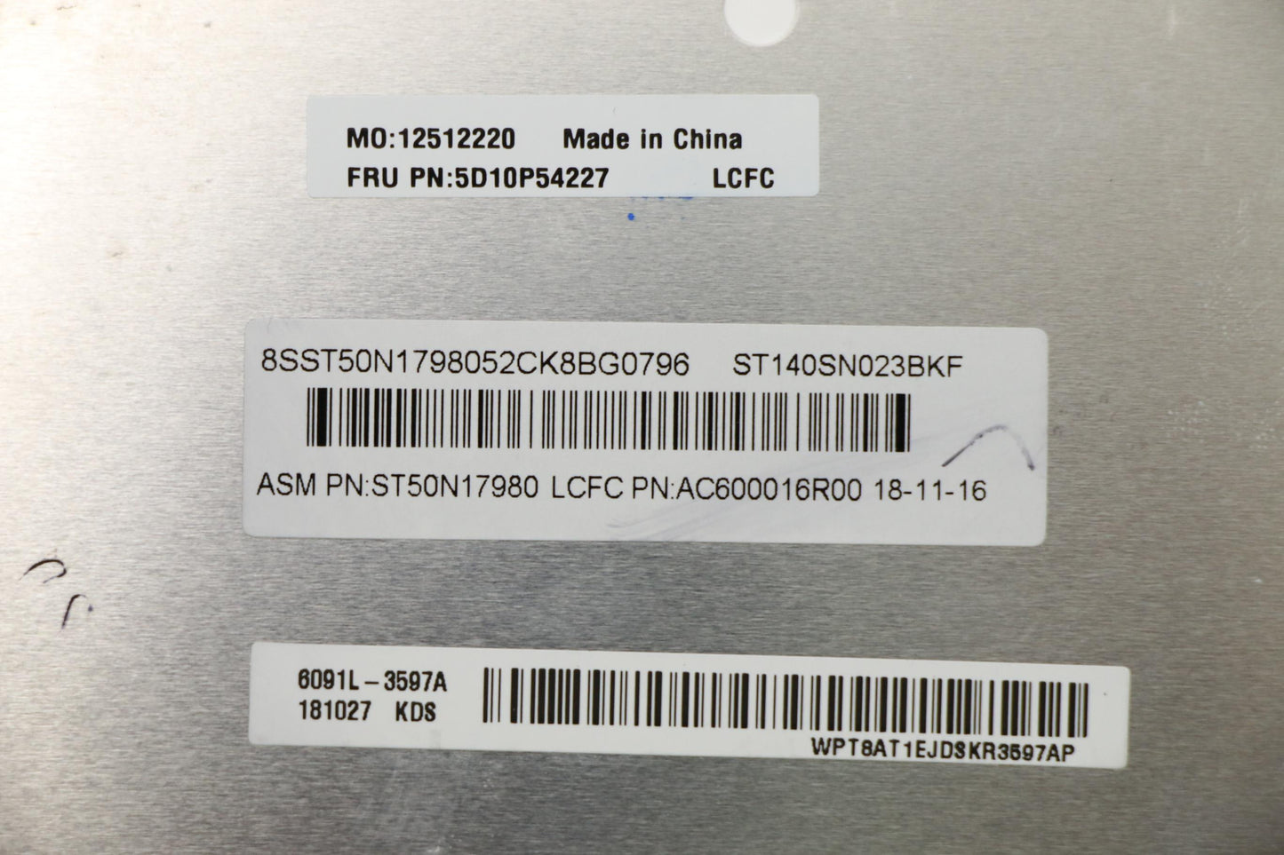 Lenovo 14" UHD Glossy IPS Display Module, 300nit - 5D10P54227