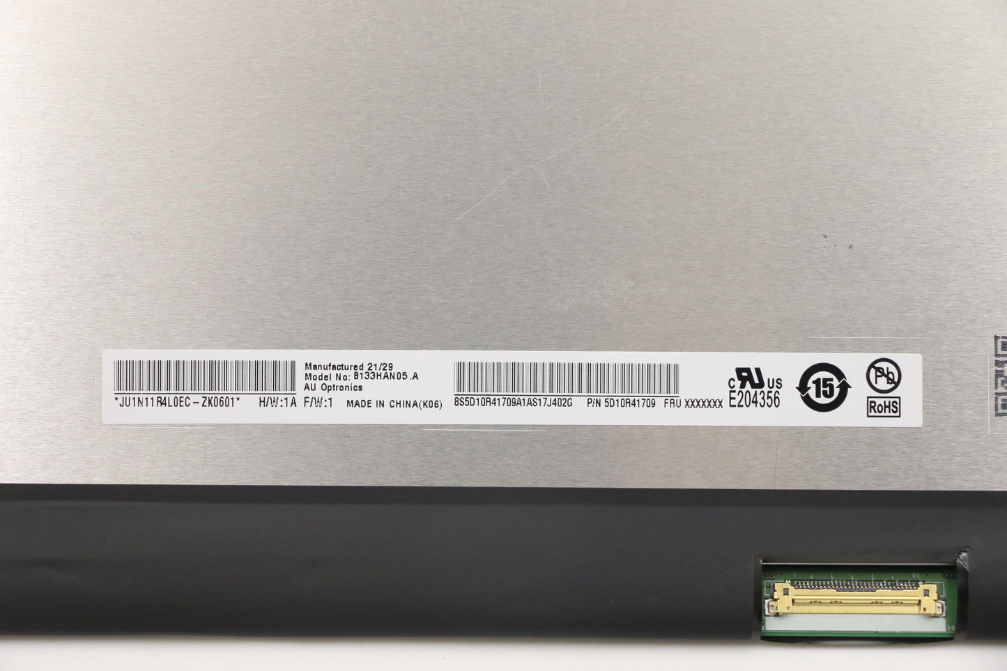 Lenovo 13.3-Inch Display, FHD, Anti-Glare, IPS - 5D10R41709