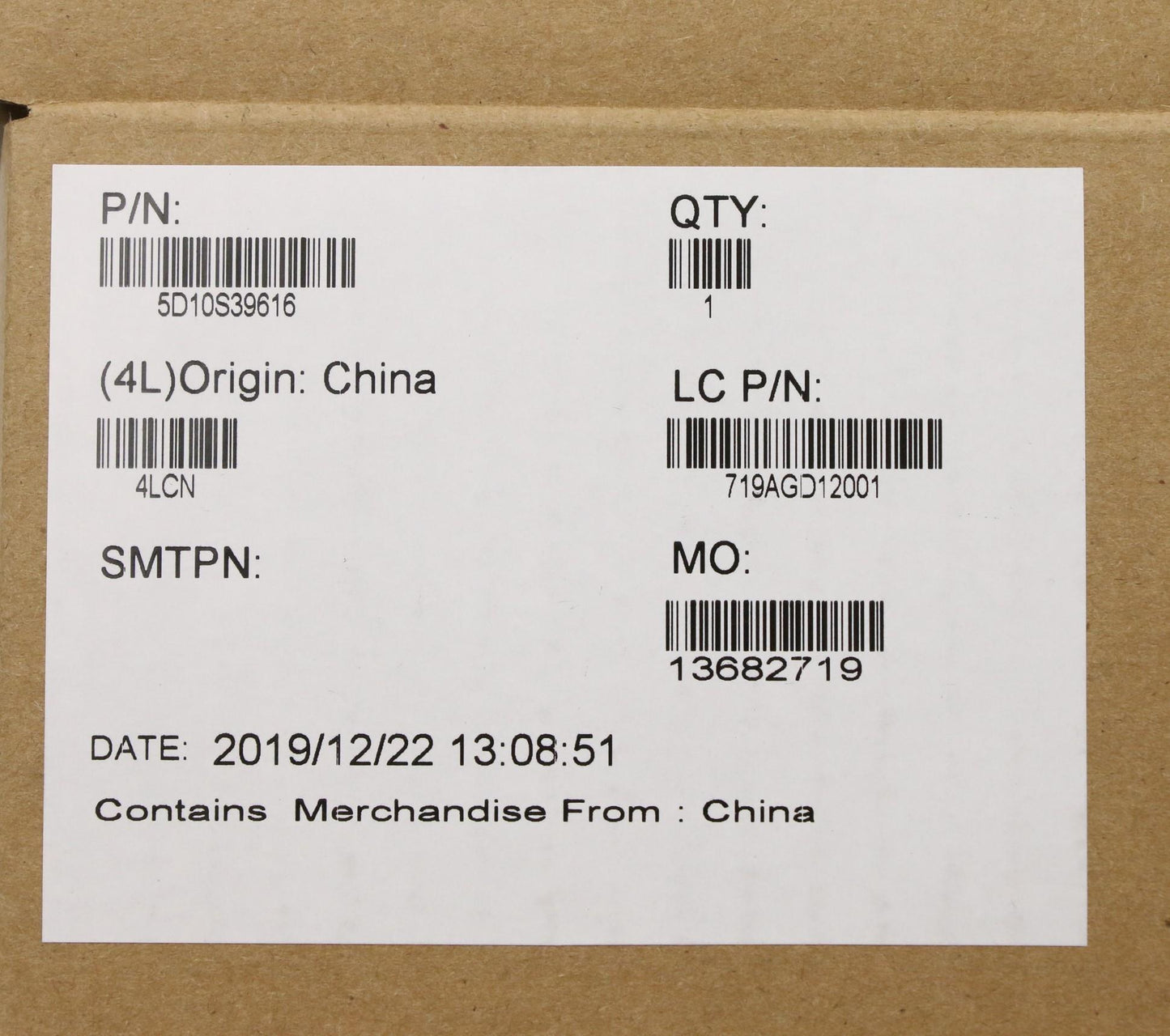 Lenovo LCD Module, 13.3" WQXGA, Non-Touch, Anti-Glare, IPS, 300 nits - 5D10S39616